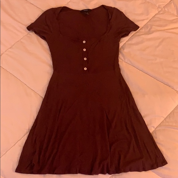 baby doll maroon dress - Picture 2 of 3